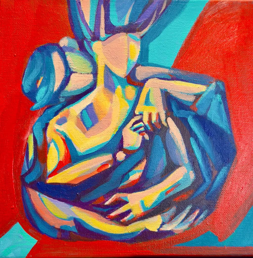 Embrace of Colors: A Vibrant Exploration of Human Connection