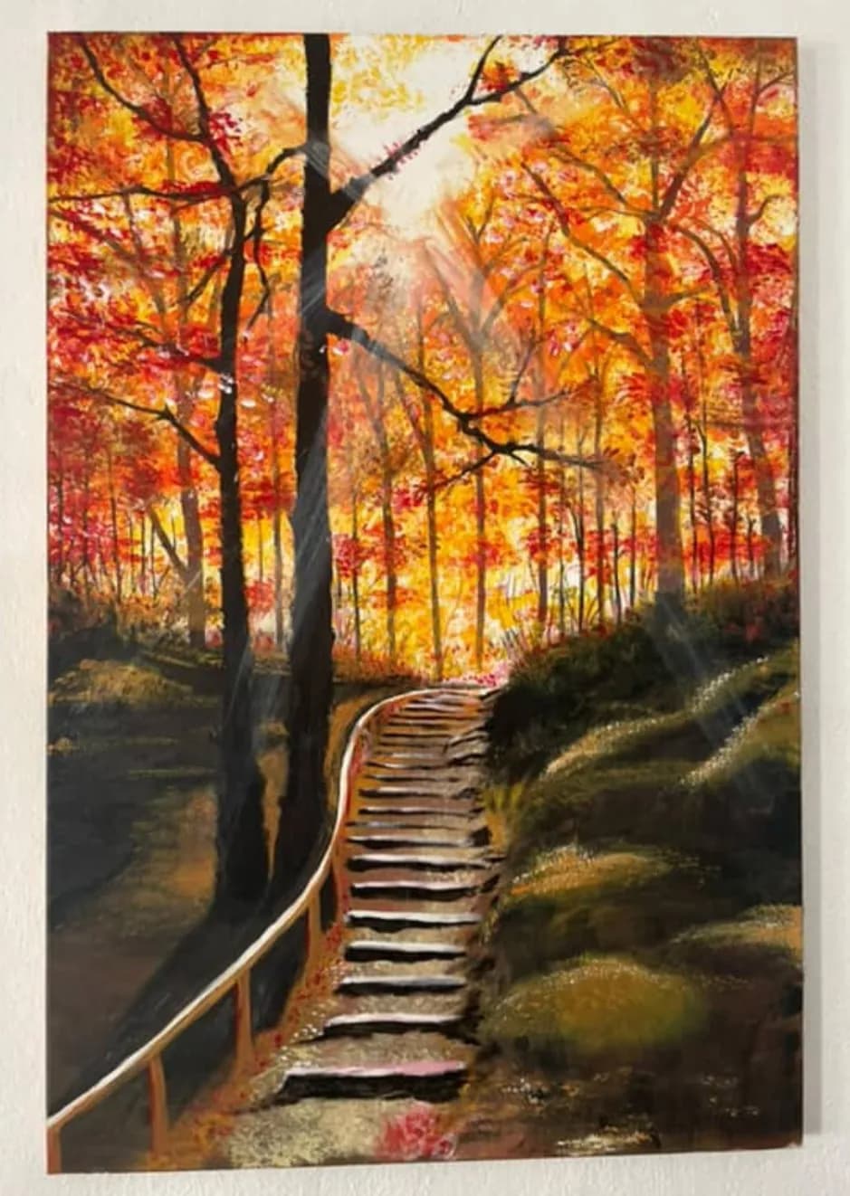 Whispers of Autumn: A Serene Path Through Golden Leaves