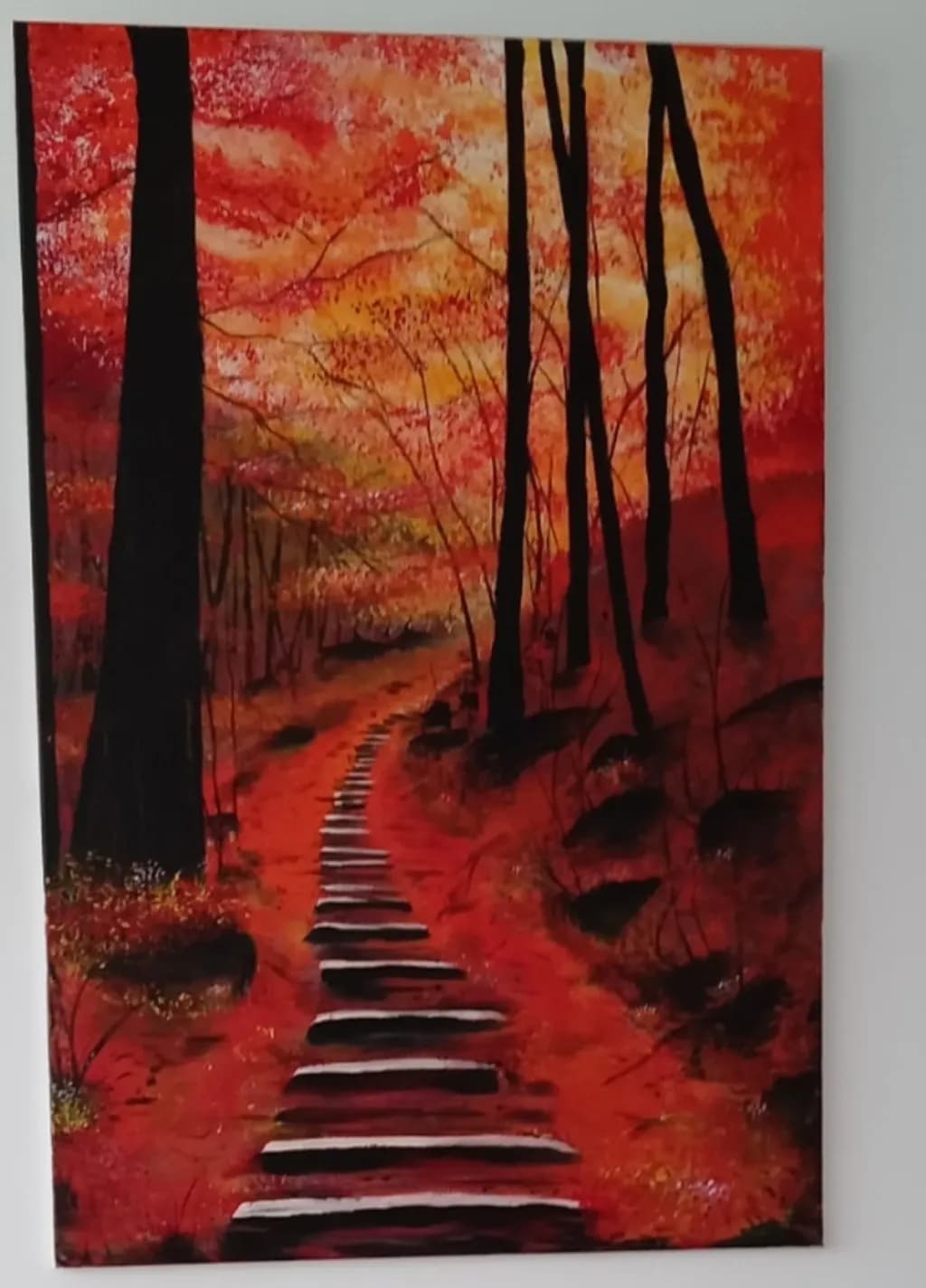 Whispers of Autumn: A Serene Path Through Fiery Forests