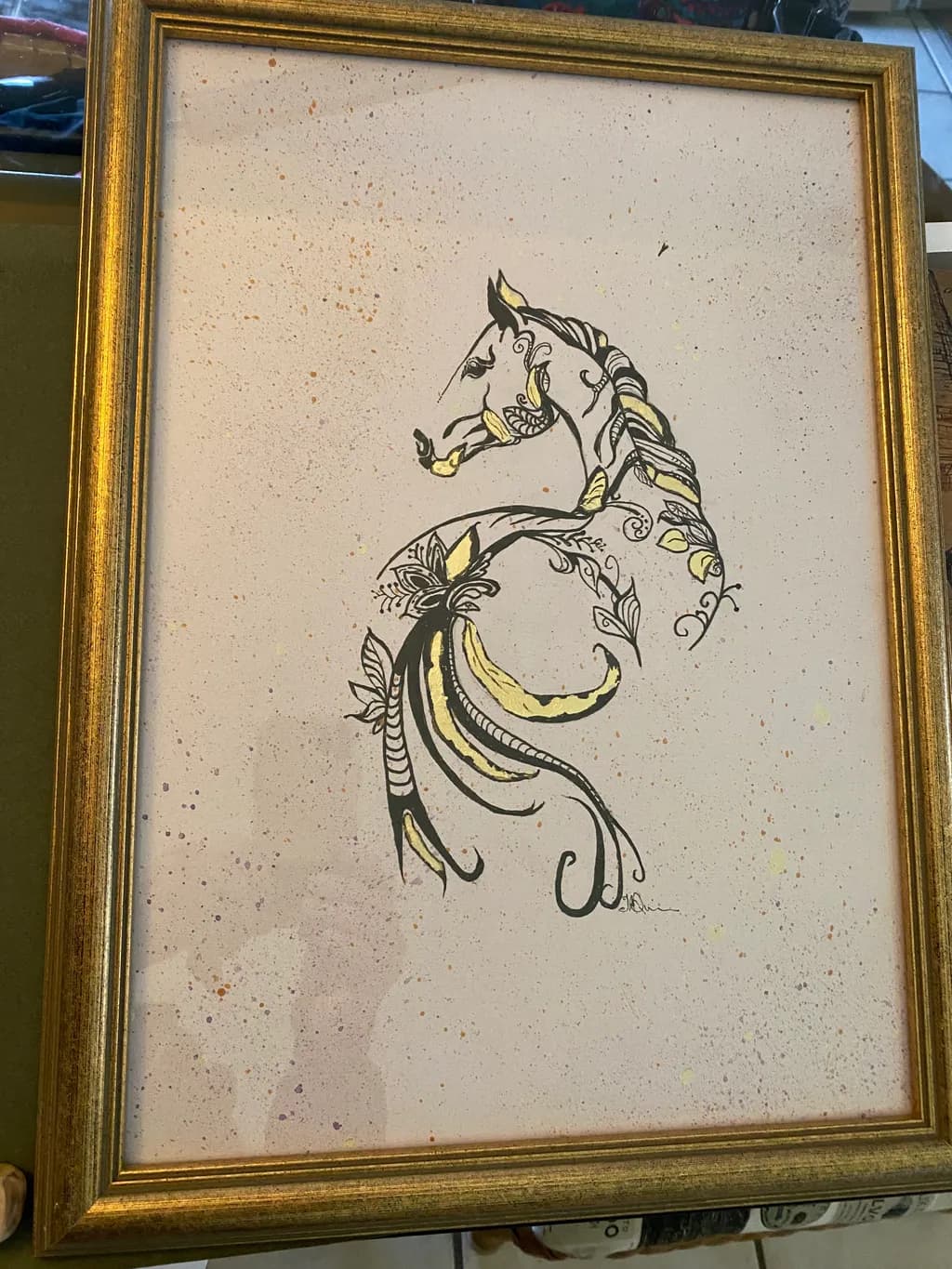 Floral Equine Elegance