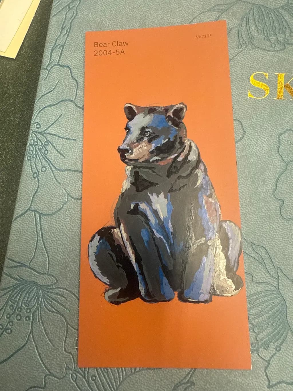 Majestic Bear: A Vibrant Portrait of Nature's Strength
