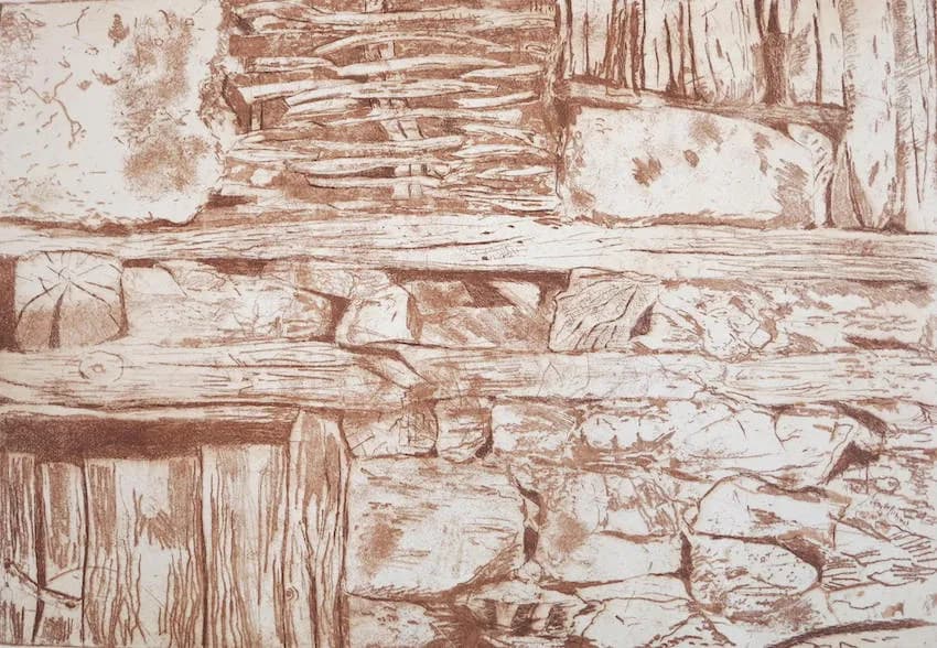 Whispers of Nature: A Textured Journey Through Earth and Wood