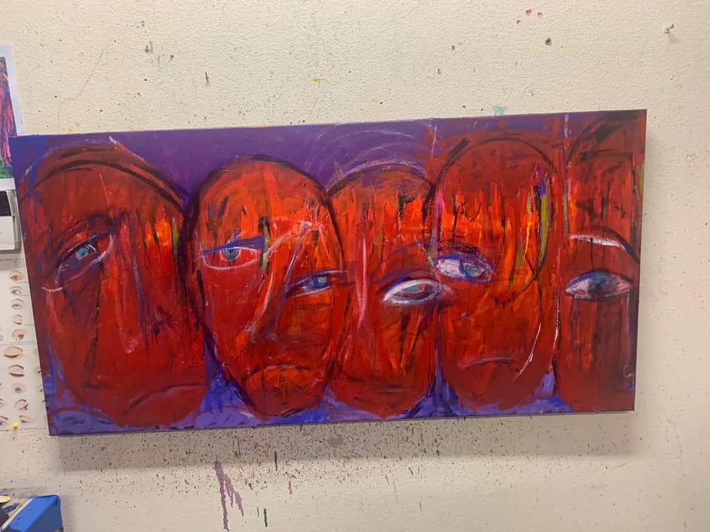 Crimson Faces