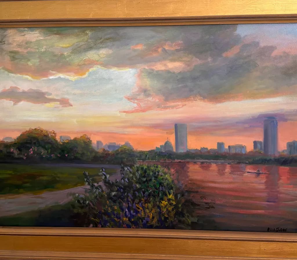Tranquil Sunset Reflections