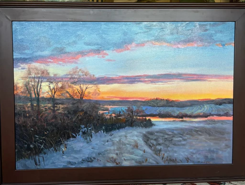 Winter Sunset Serenity