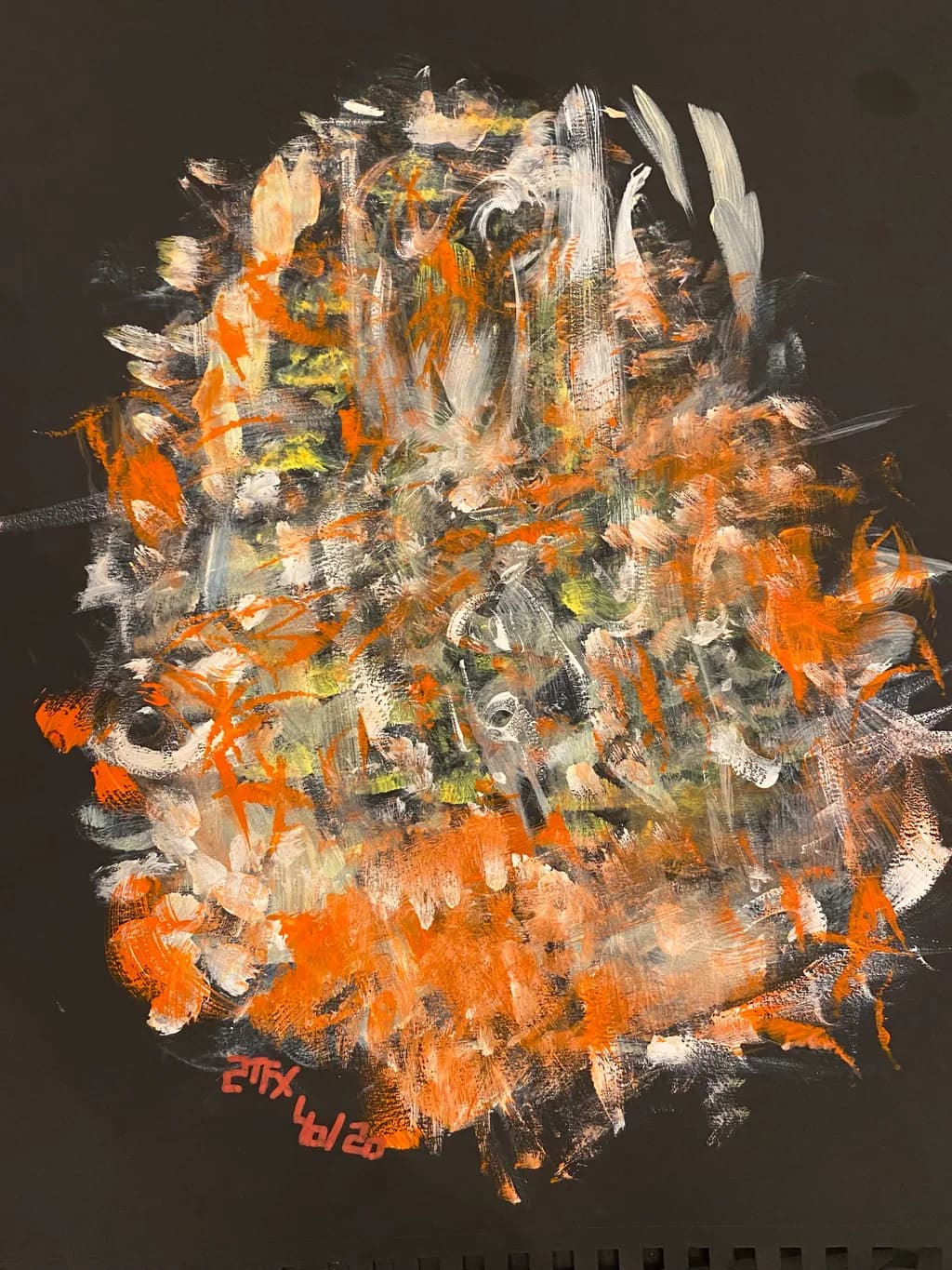 Vibrant Whispers: An Abstract Dance of Color and Emotion