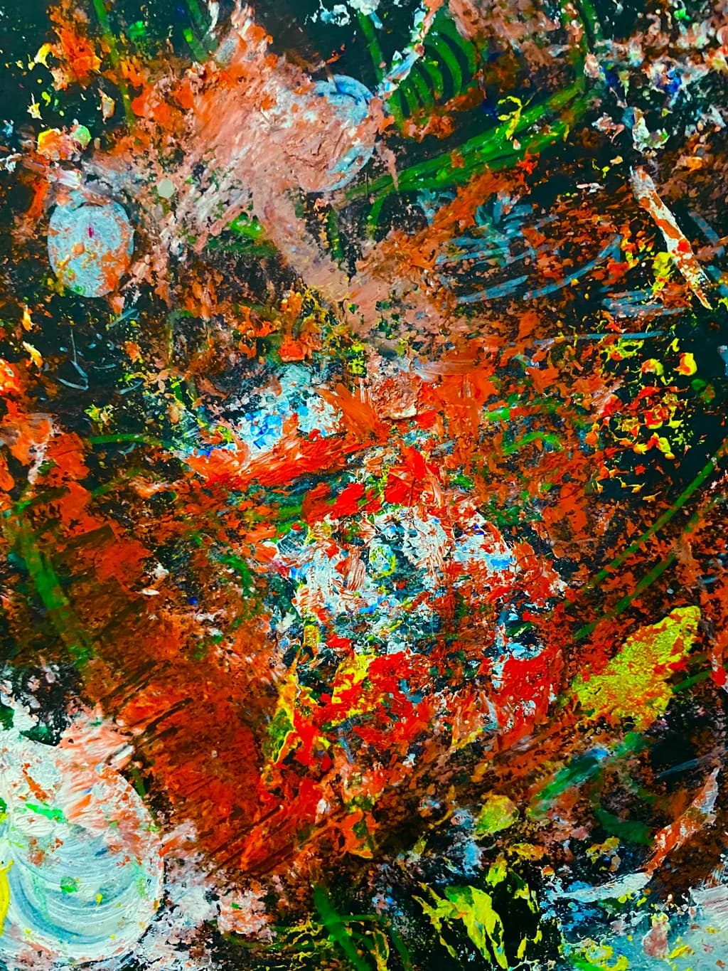 Vibrant Chaos: A Dance of Color and Emotion in Abstract Expressionism