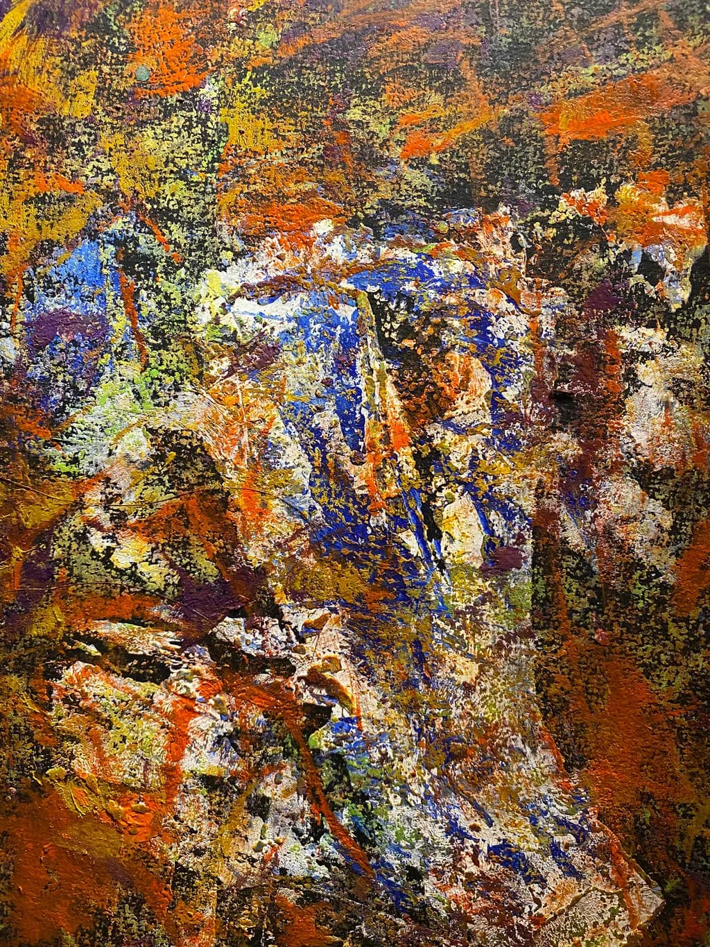 Vibrant Chaos: A Dance of Color and Texture in Abstract Expressionism