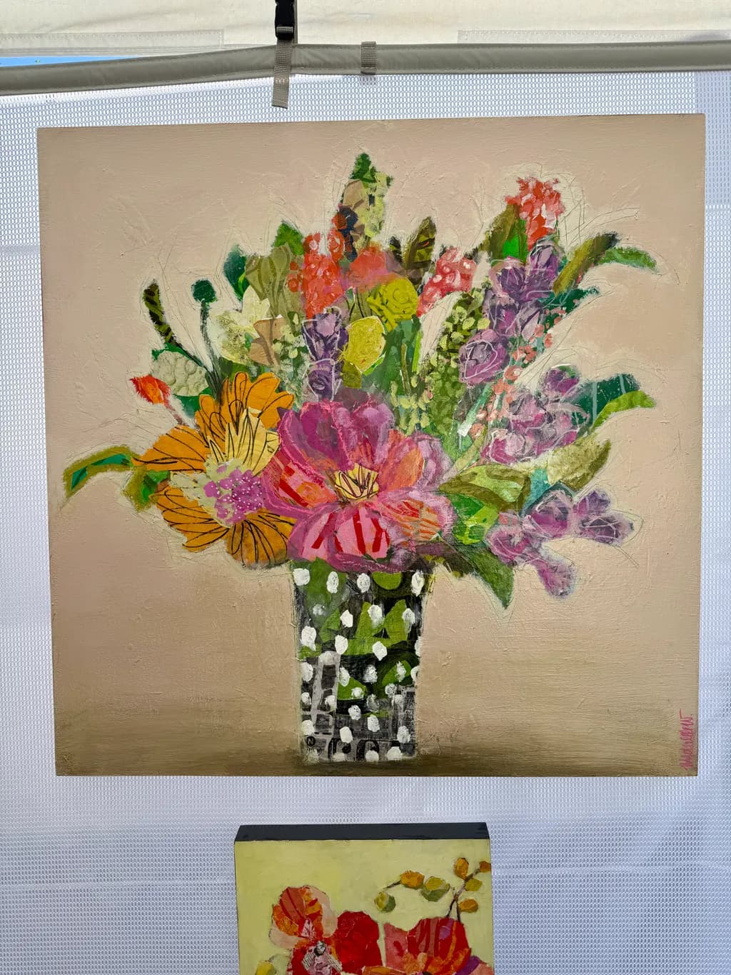 Vibrant Blooms: A Whimsical Floral Dance in Colorful Harmony