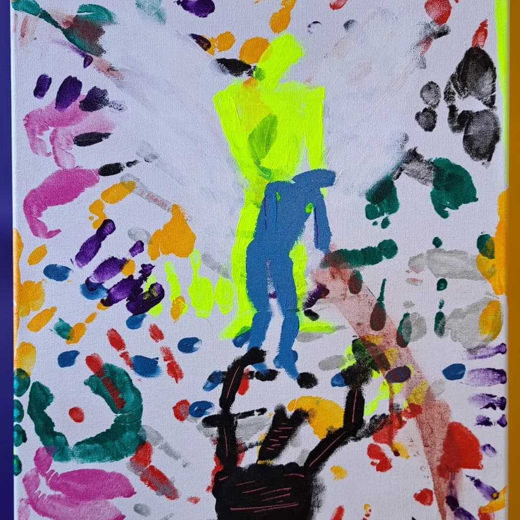 Vibrant Expressions: A Playful Dance of Color and Form