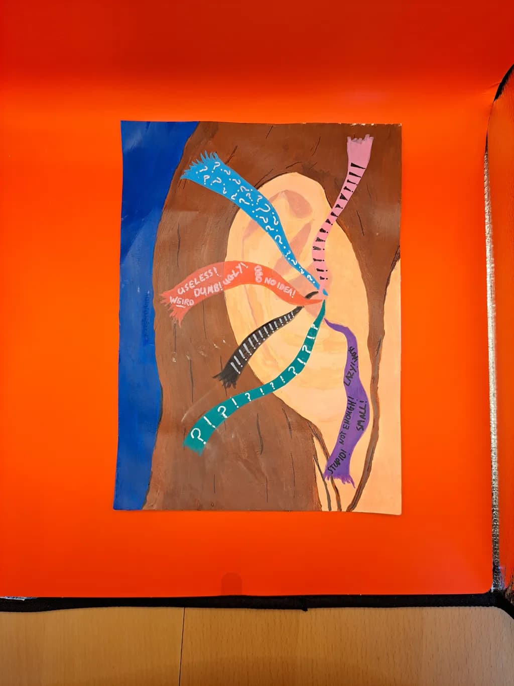Whispers of Self-Doubt: A Colorful Exploration of Inner Critique