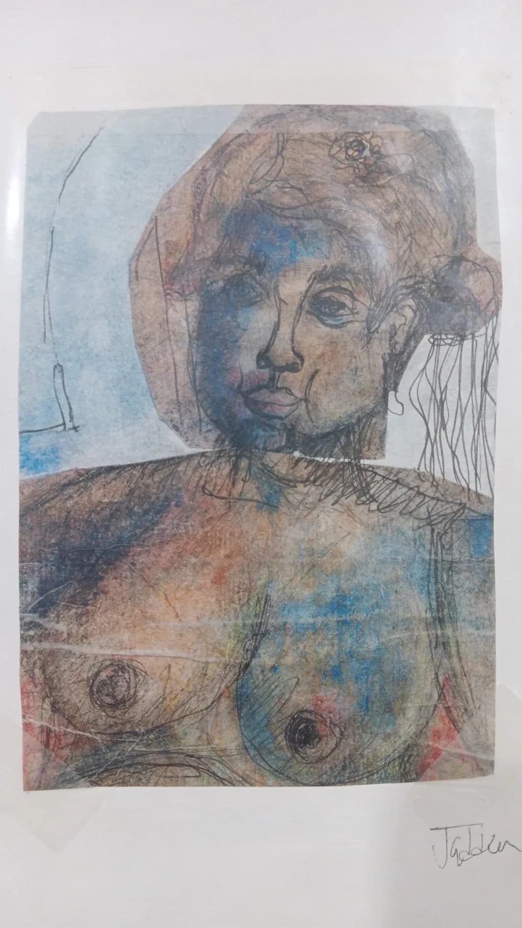 Abstract Nude Portrait