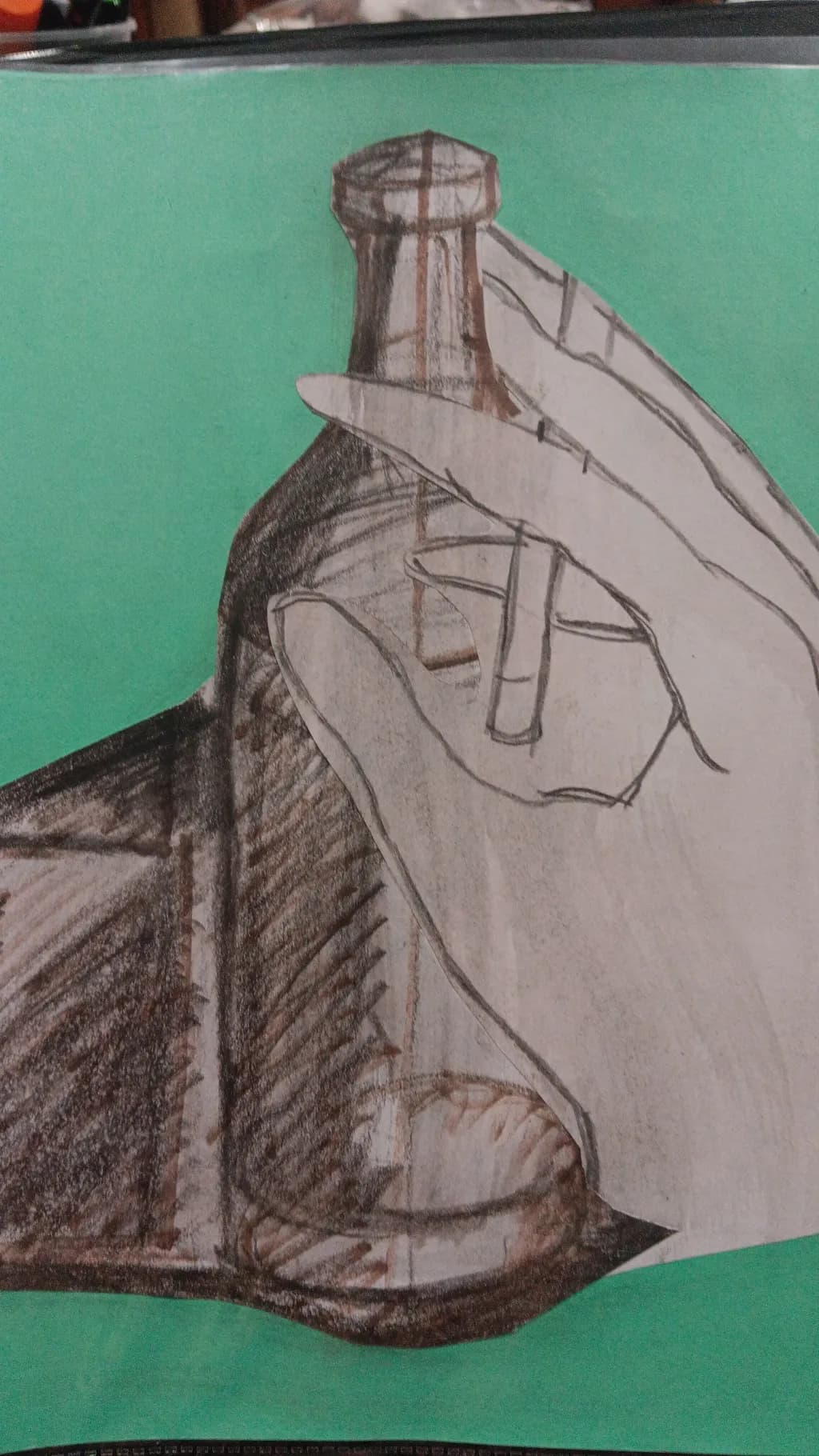 Hand Holding Bottle