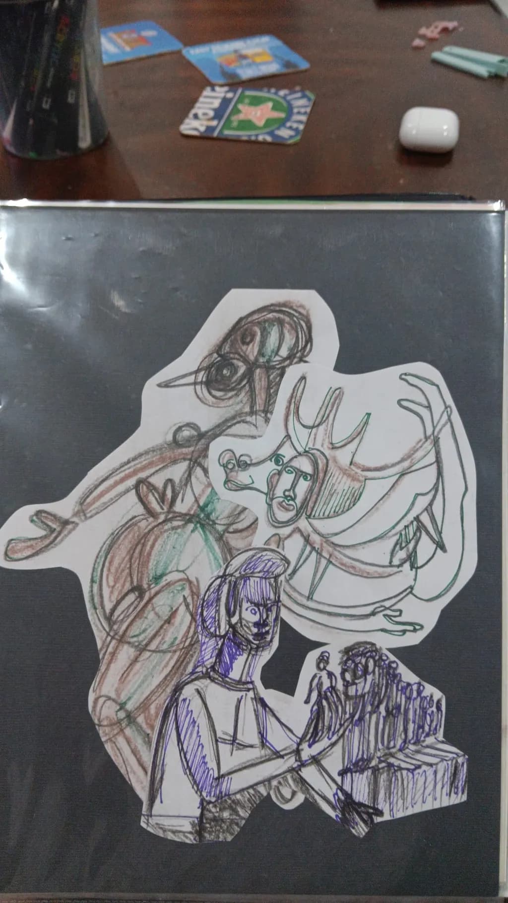 Figurative Layers Sketch