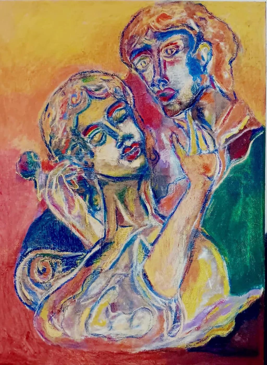Emotional Embrace: A Colorful Journey Through Intimacy and Expression