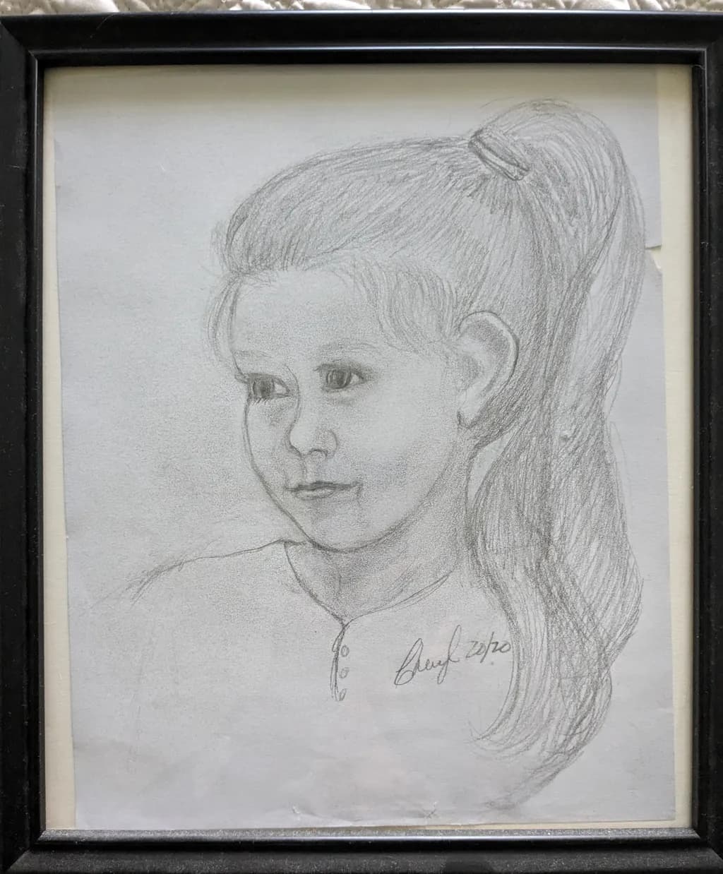 Girl with Ponytail