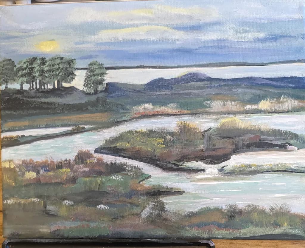 Morning River Landscape