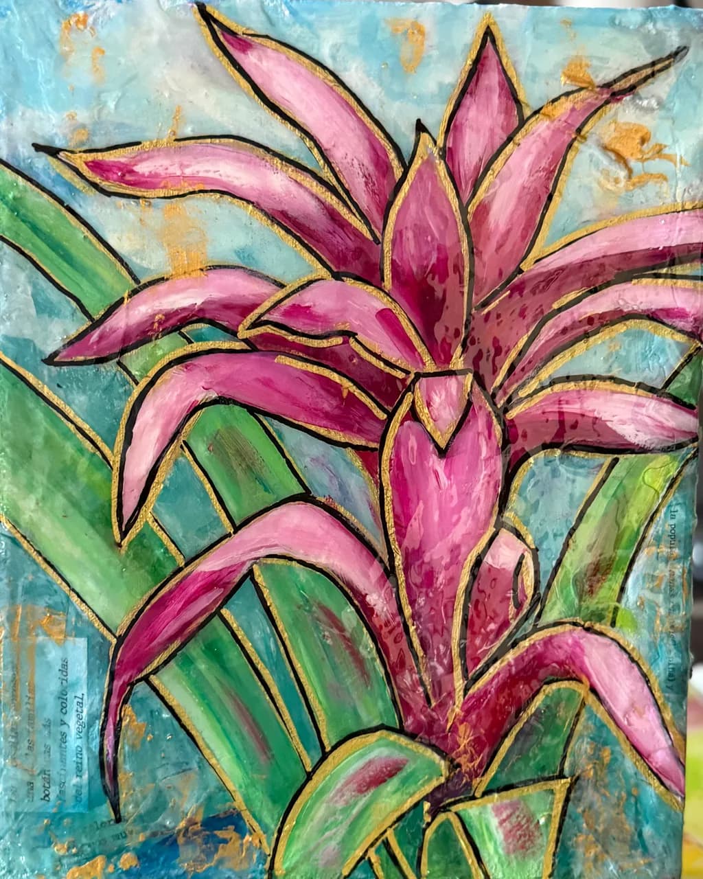 Pink Bromeliad