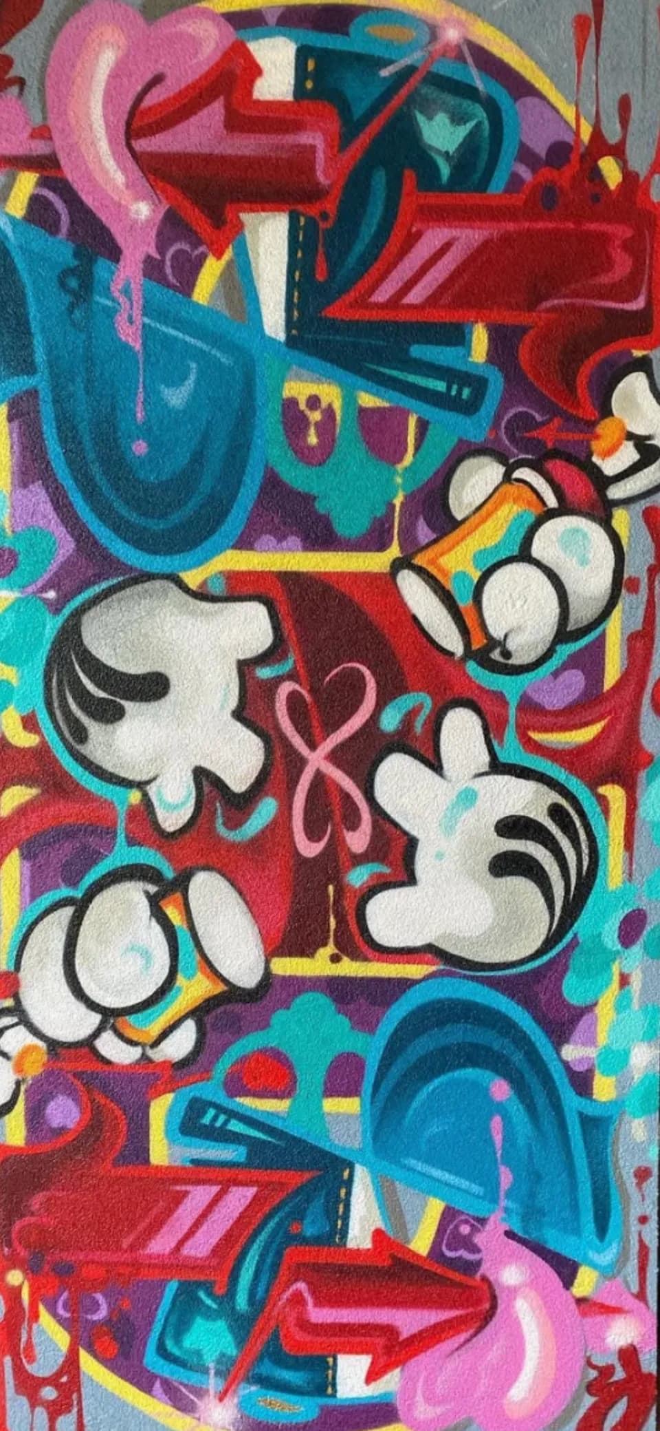 Vibrant Expressions: A Playful Journey Through Colorful Graffiti Art
