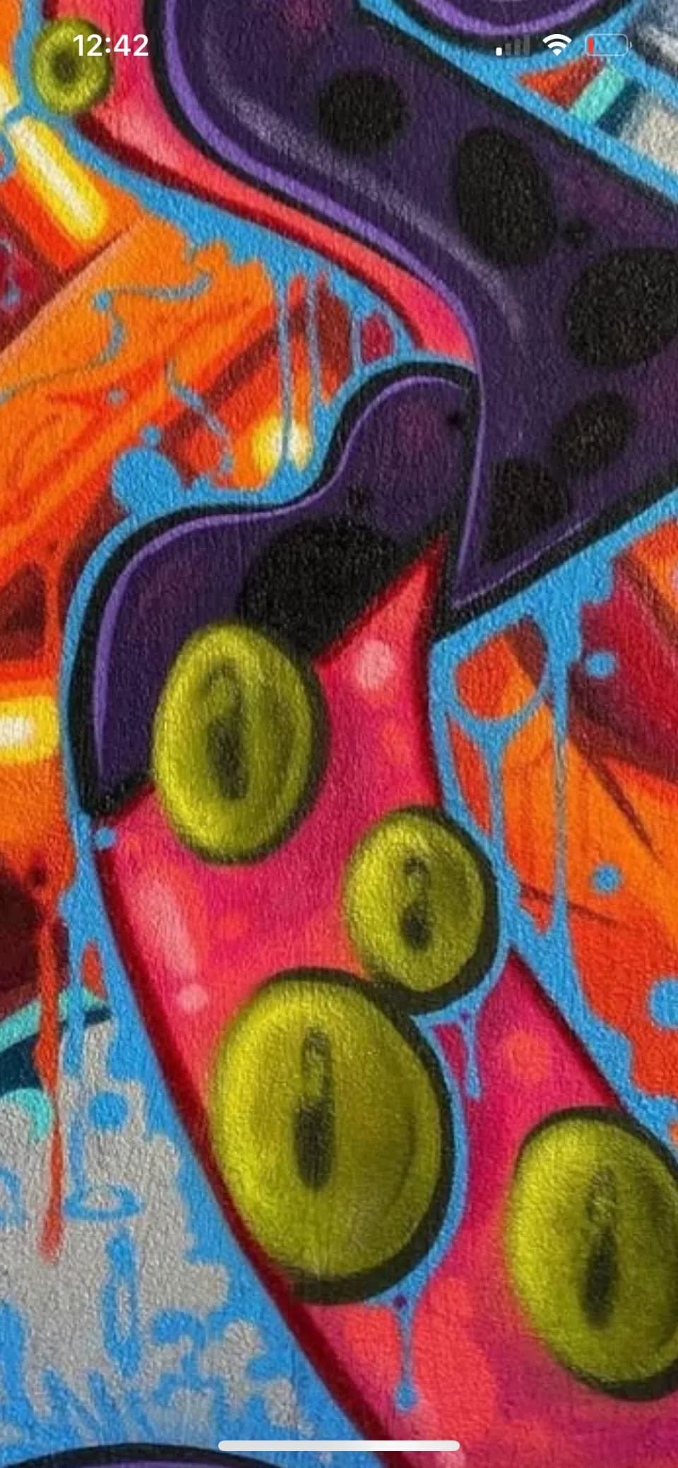 Vibrant Whispers: An Abstract Journey Through Colorful Graffiti Textures