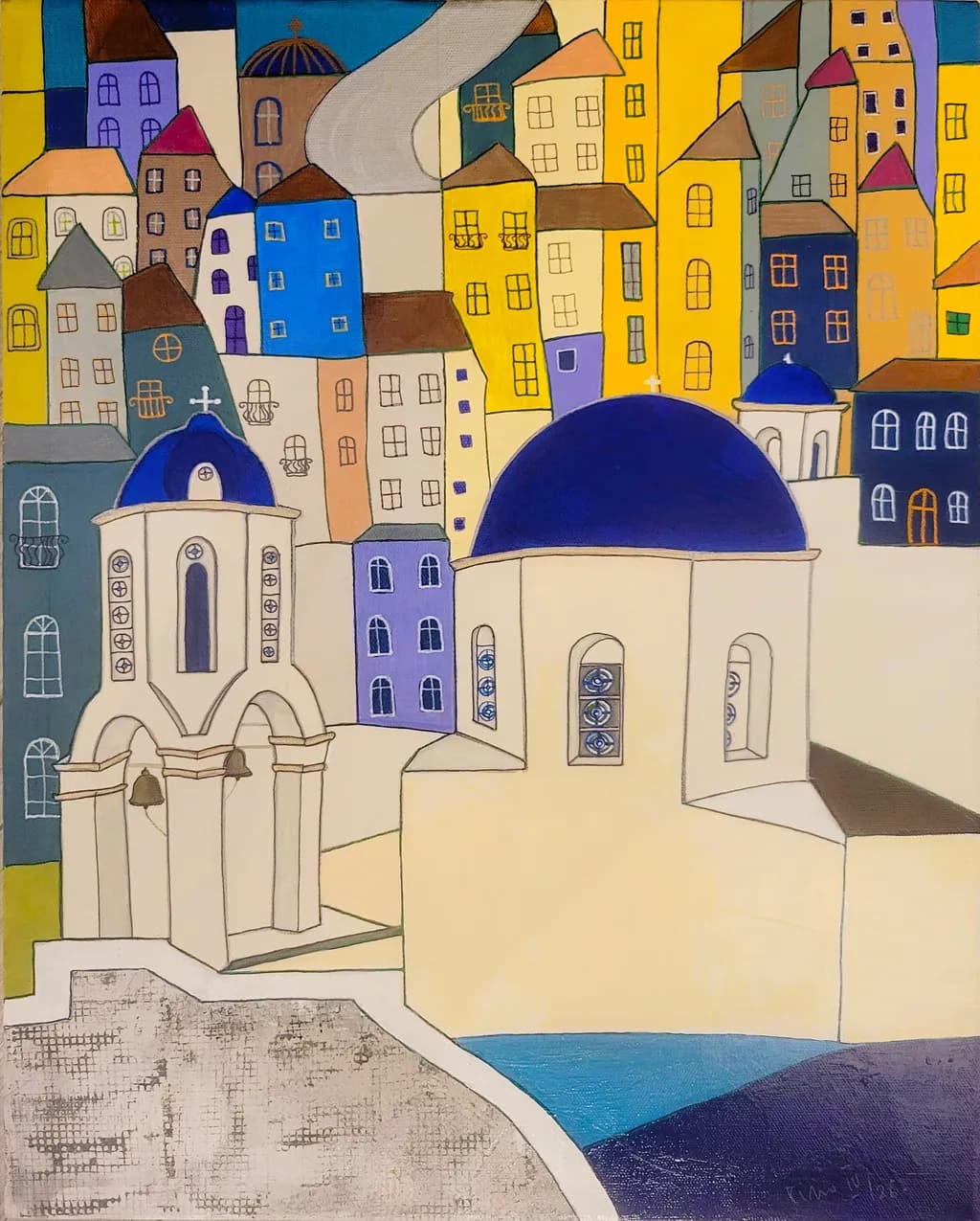 Santorini Houses