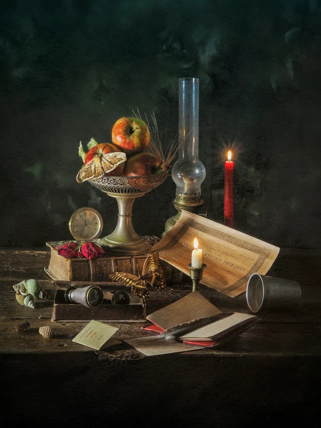 Whispers of Time: A Still Life of Forgotten Treasures and Memories