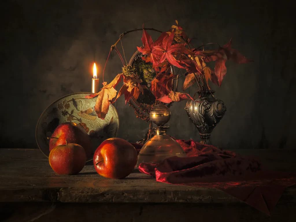 Golden Glow Still Life