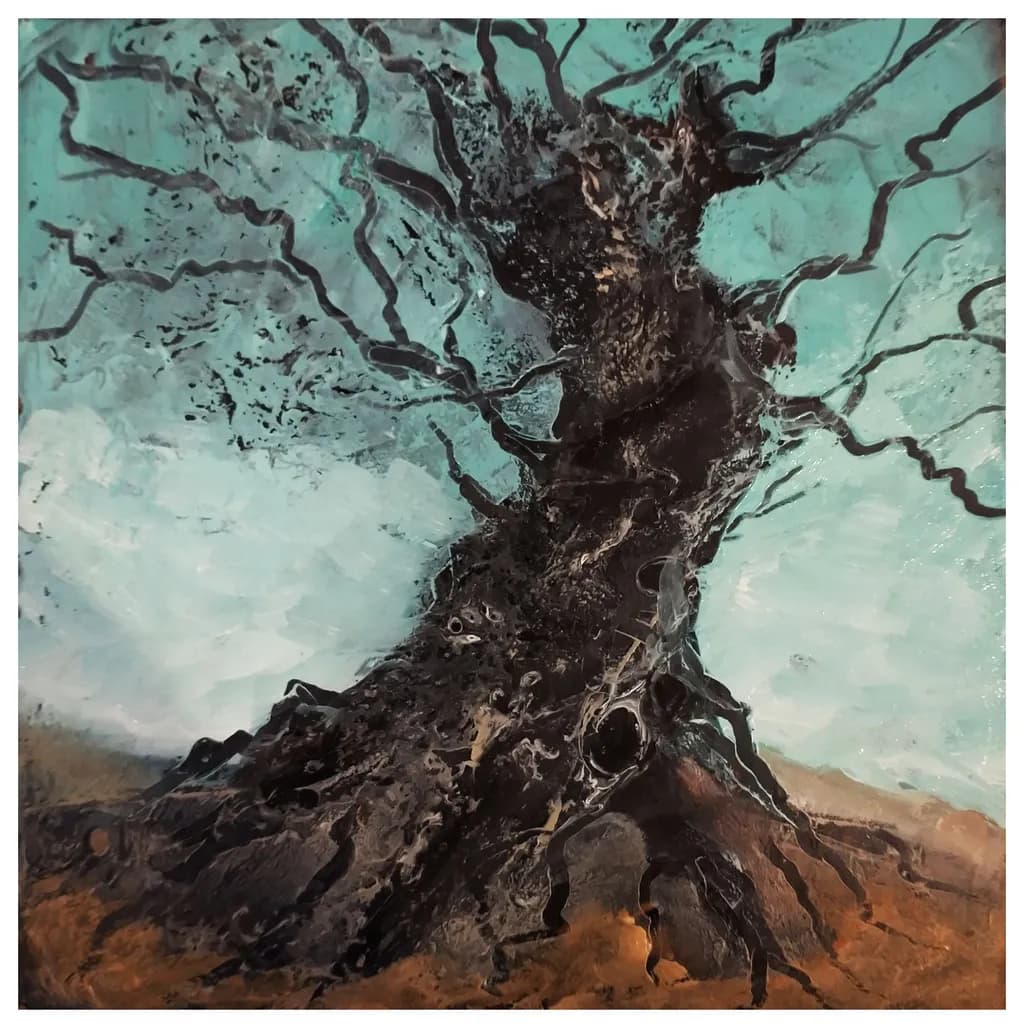 Whispers of the Ancient Tree: A Dance of Shadows and Light