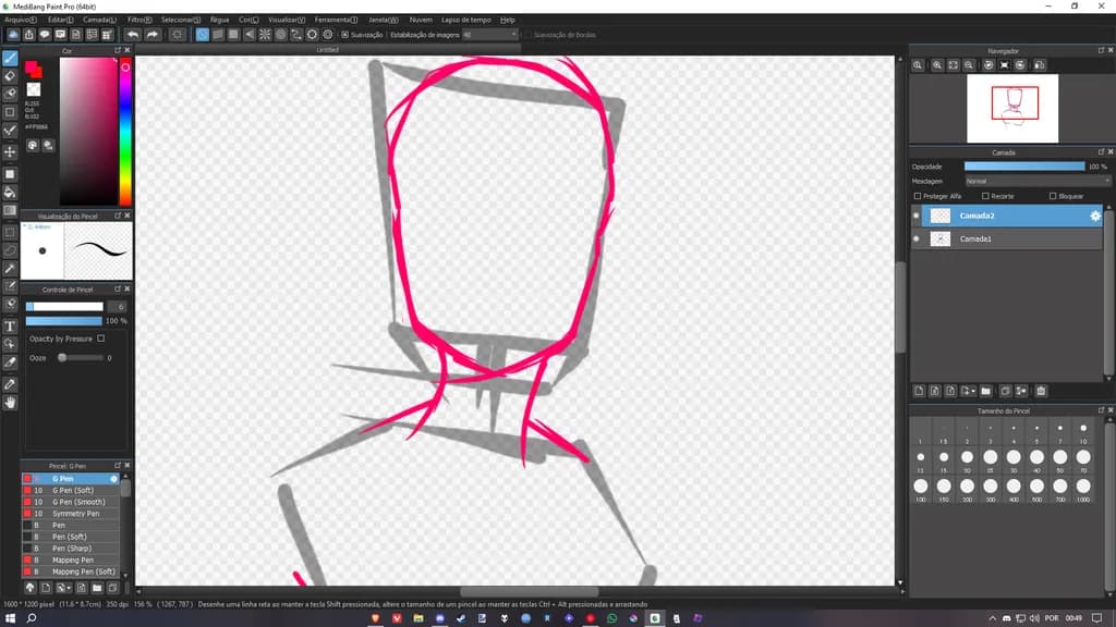 Dynamic Sketch: The Art of Character Creation in Progress