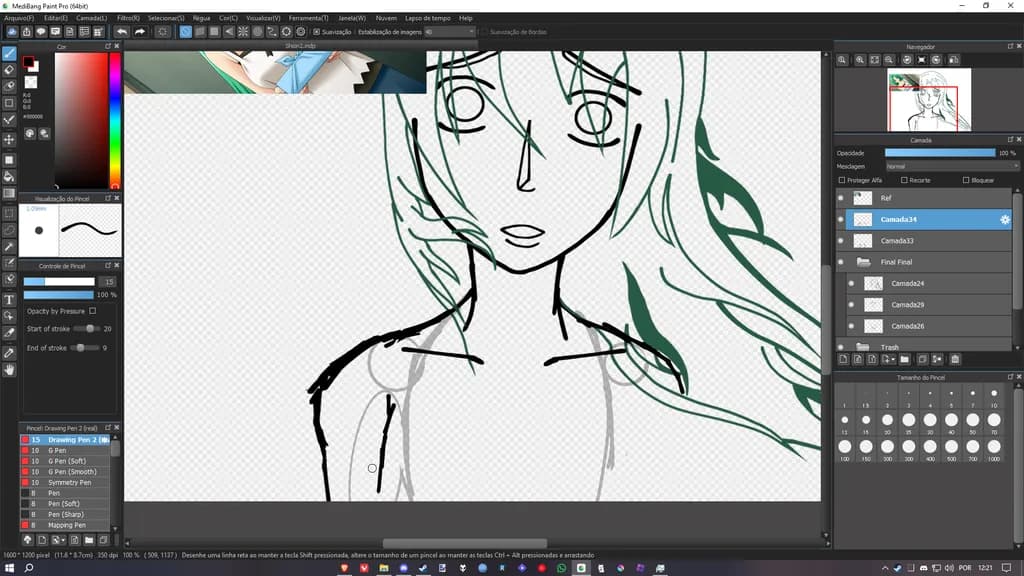 Whispers of Emotion: A Captivating Digital Portrait in Progress