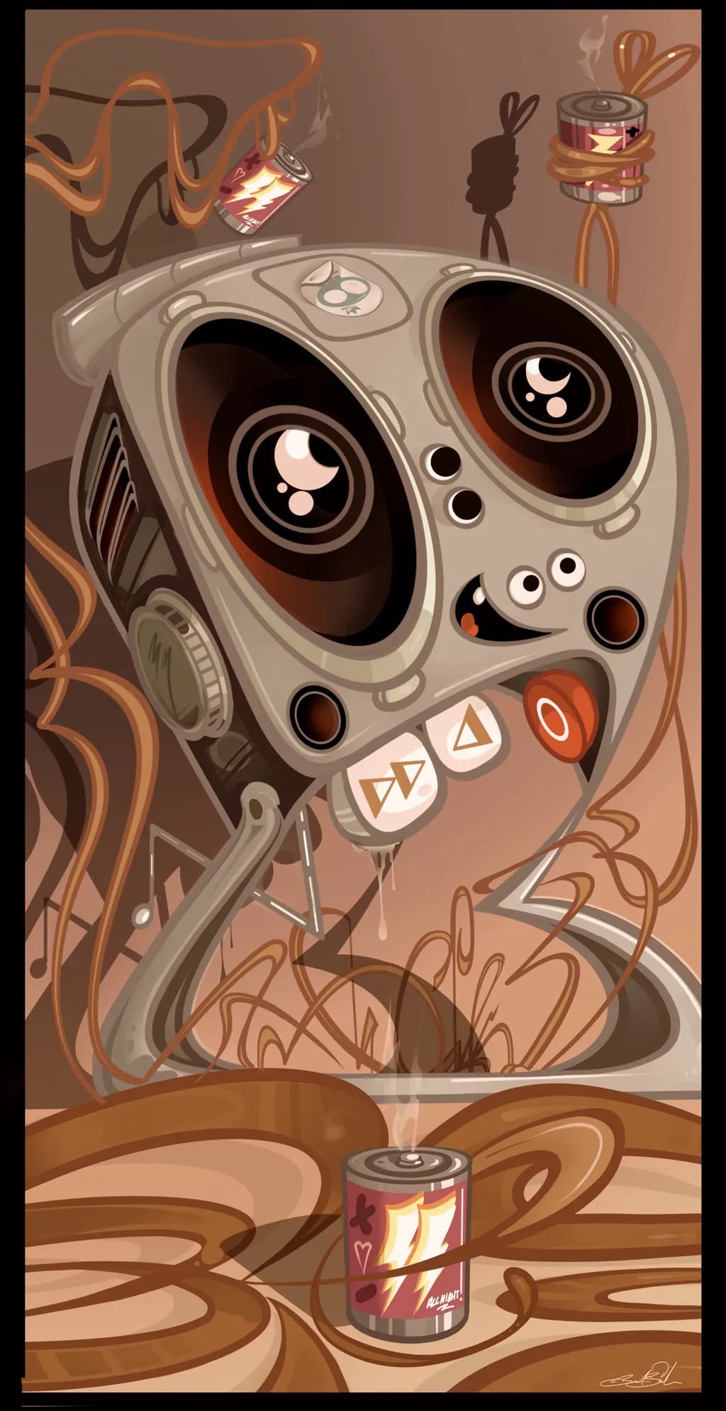 Whimsical Robot Dreams: A Playful Journey Through Sound and Imagination