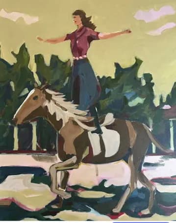 Equestrian Freedom: A Dance of Grace and Adventure on Horseback