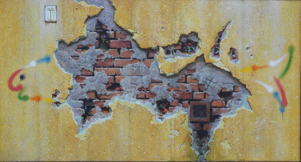 Urban Decay: A Vibrant Journey Through Graffiti and Texture