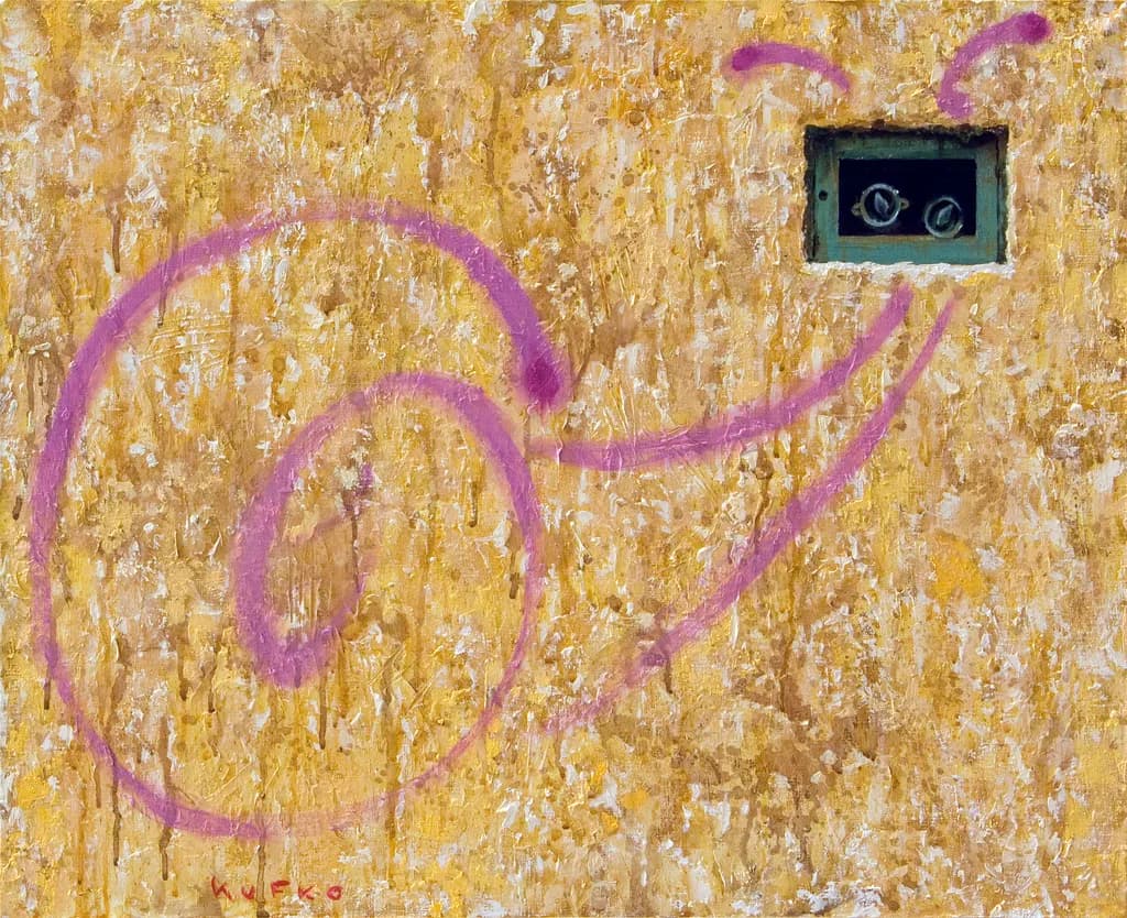 Whimsical Snail: A Playful Dance of Color and Texture on Urban Canvas