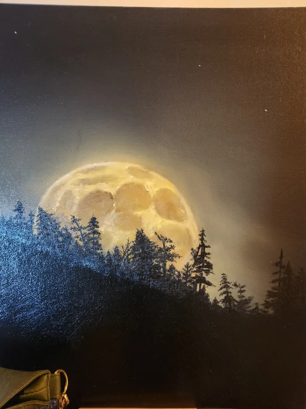 Whispers of the Moonlit Forest: A Serene Nightscape