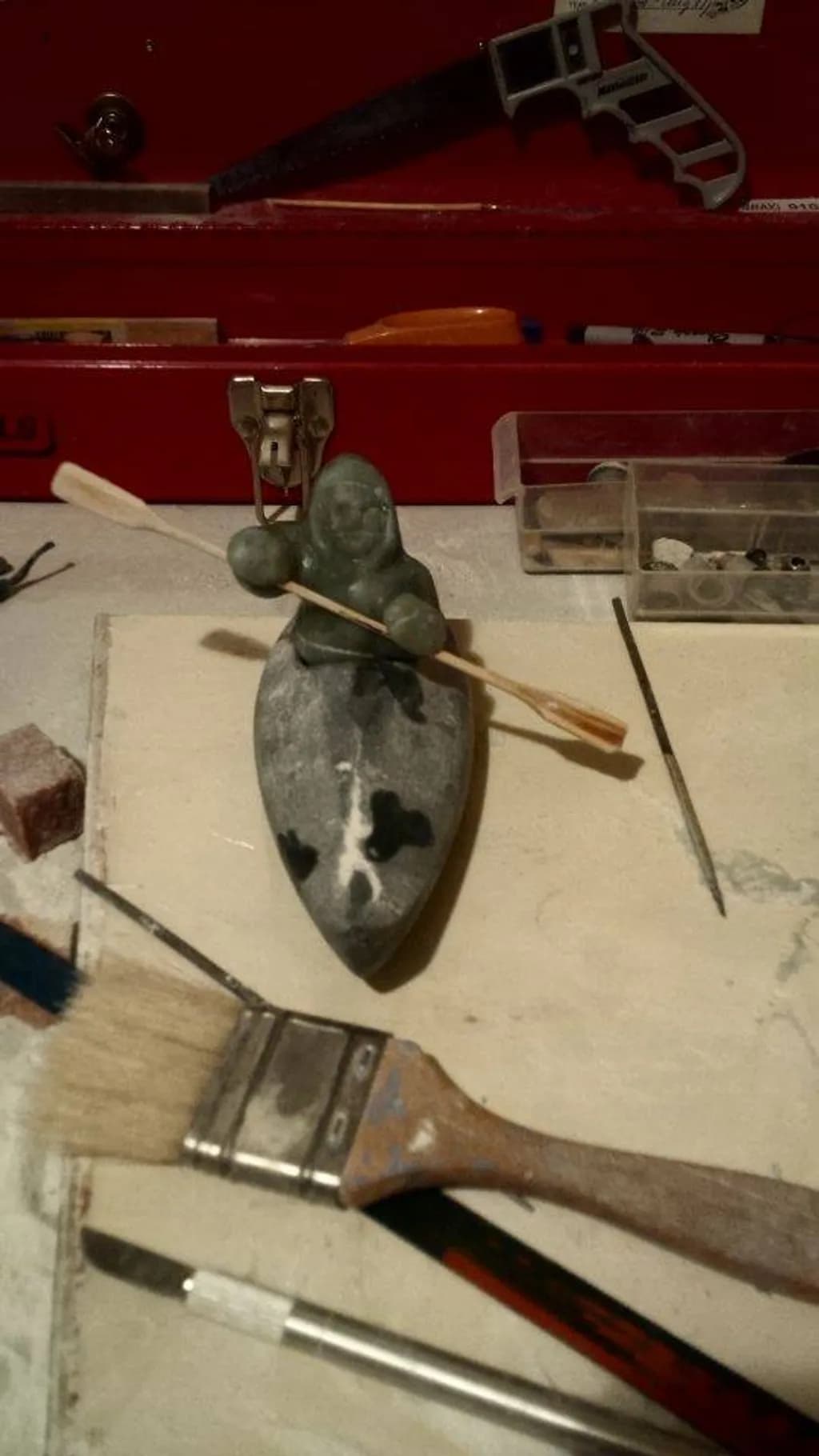 Kayaker Sculpture