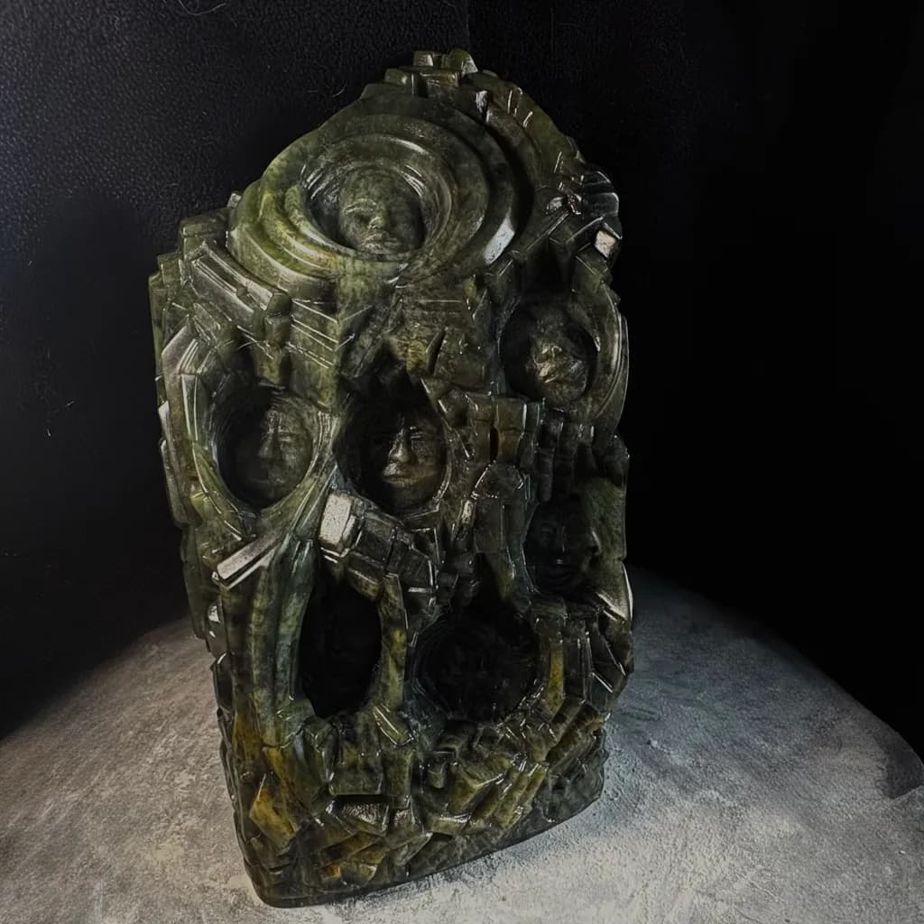 Carved Stone Faces