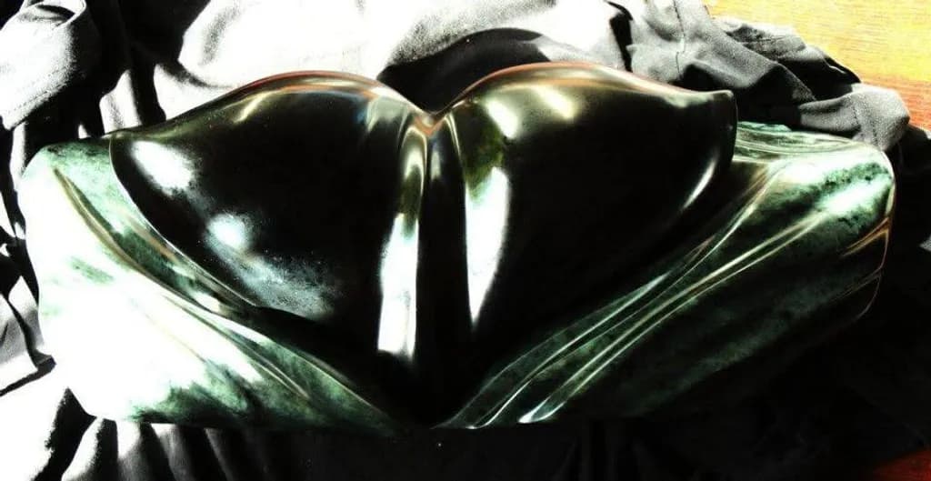 Emerald Torso Sculpture