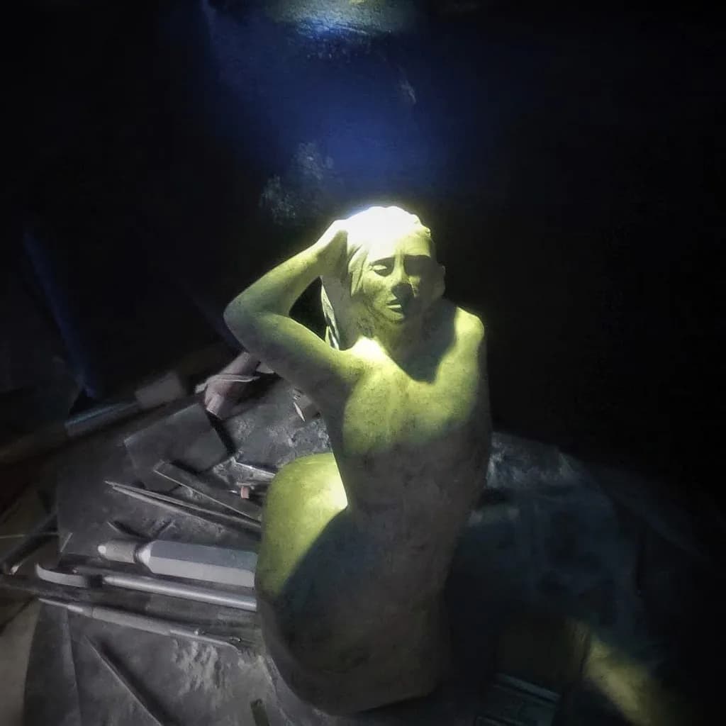 Stone Figure Light