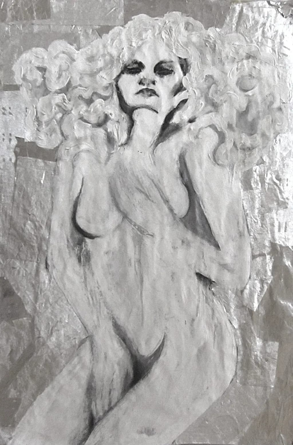 Ethereal Elegance: A Monochrome Dance of Form and Emotion