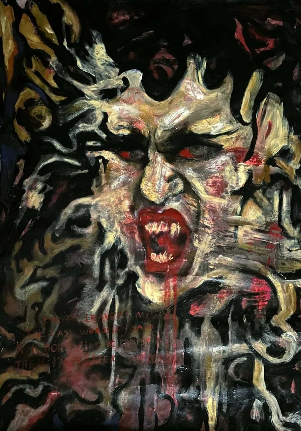 Fury Unleashed: The Haunting Visage of Inner Turmoil