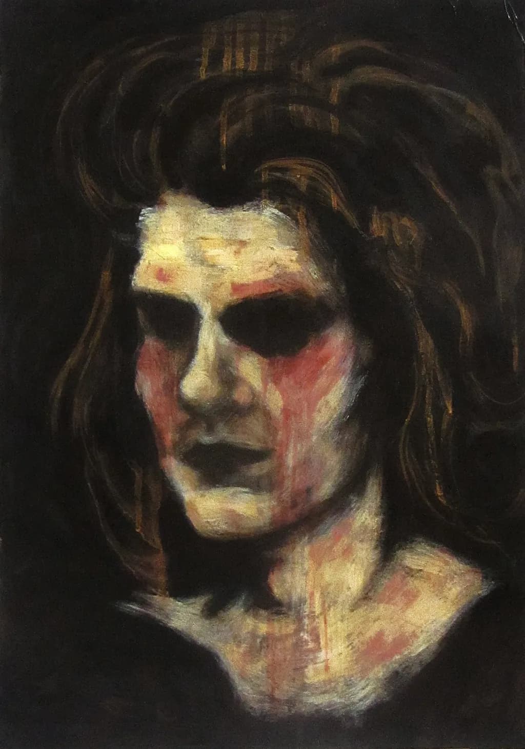 Whispers of Shadows: A Haunting Portrait of Emotion and Identity