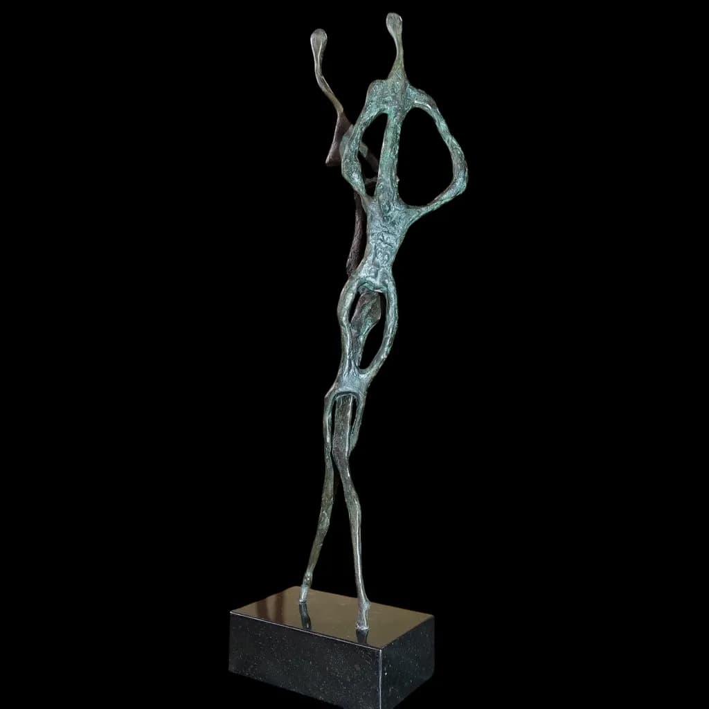 Embrace in Bronze