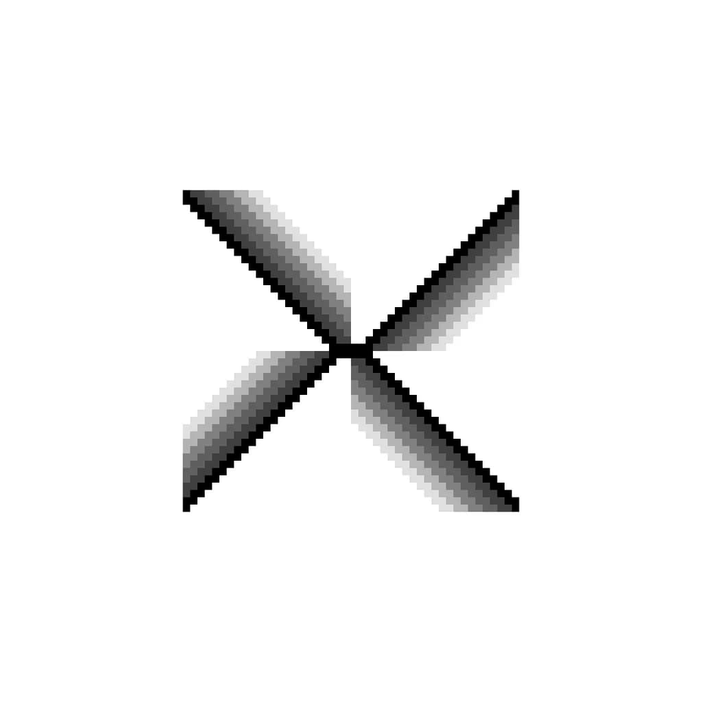 Pixelated Harmony: A Dance of Light and Shadow in Monochrome Geometry