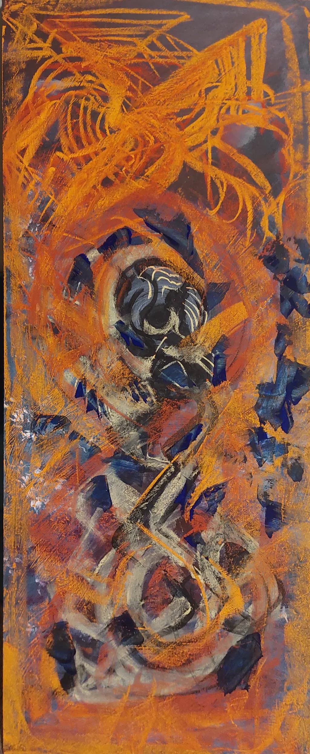 Ethereal Dance of Flames: A Vibrant Exploration of Color and Form