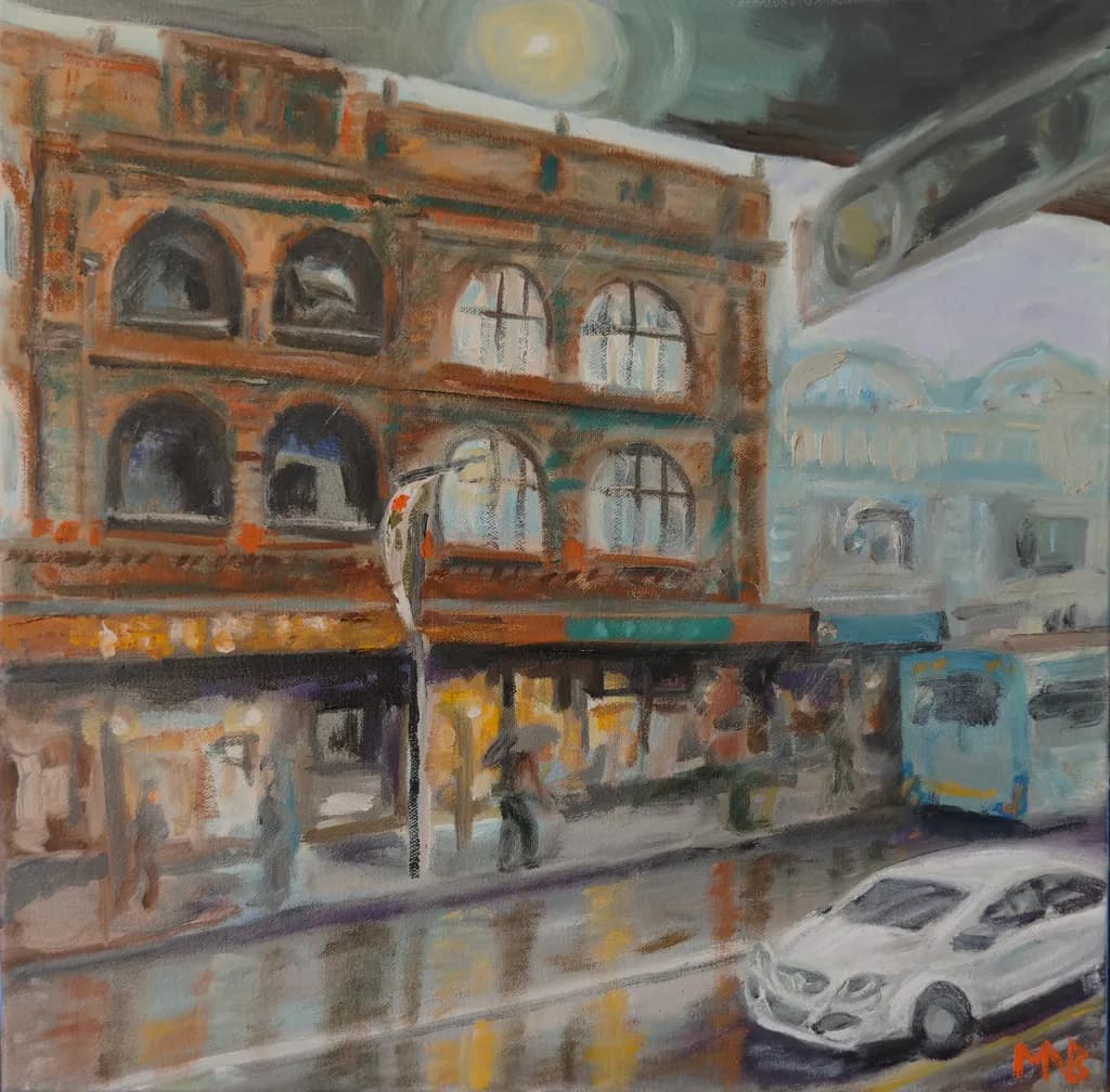 Rainy Streetscape