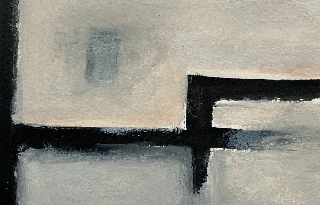 Whispers of Monochrome: A Journey Through Abstract Shadows