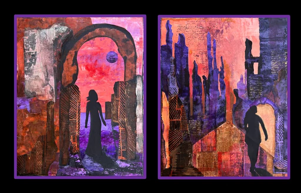 Both Pieces: Urban Silhouettes