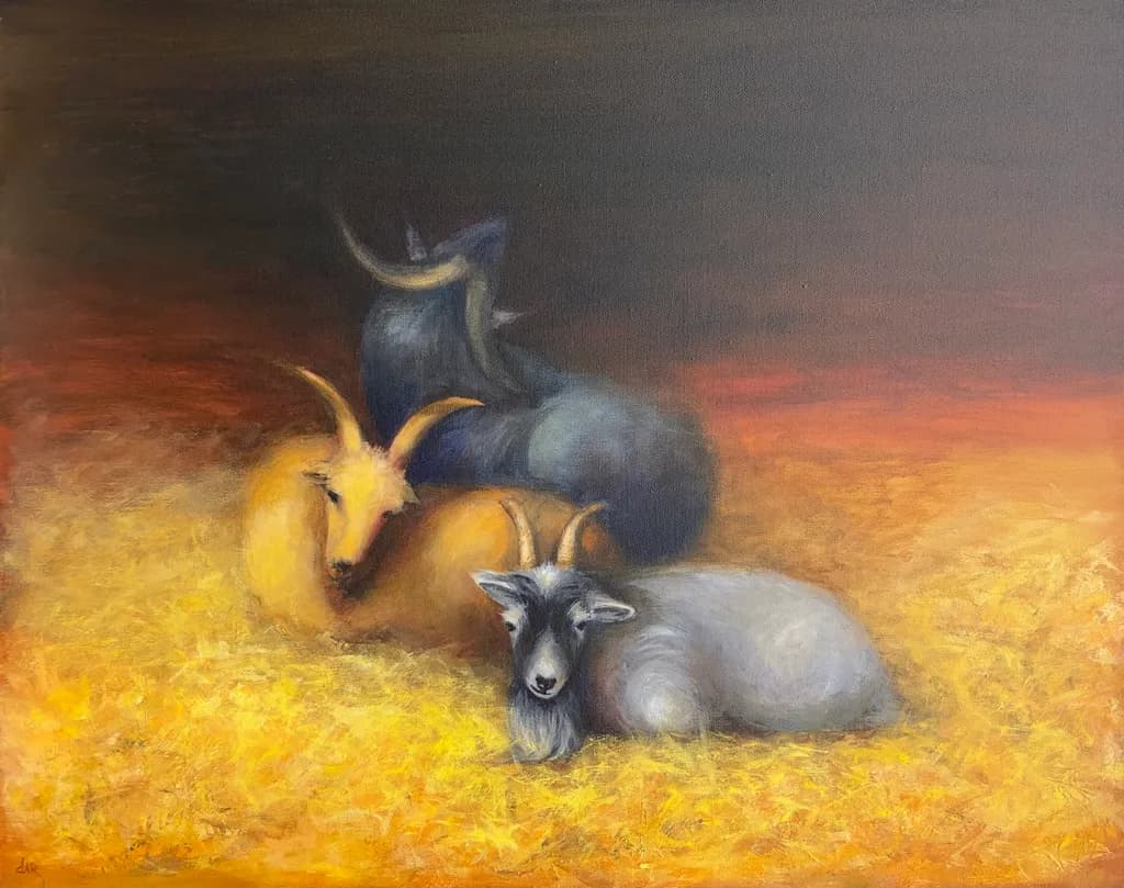Resting Goats