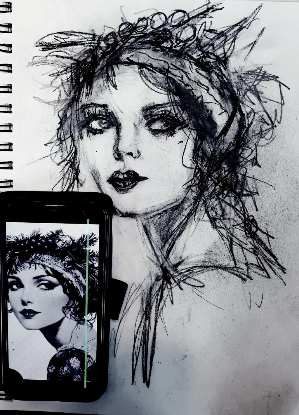 Portrait in Charcoal